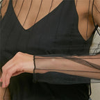 Transparent Mesh See Through Top for Women