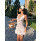 Summer Bodycon Mini Dress for Women Elegant Clothes Birthday Party Vacation