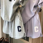 Womens Summer Two Piece Casual T Shirt and Shorts Set